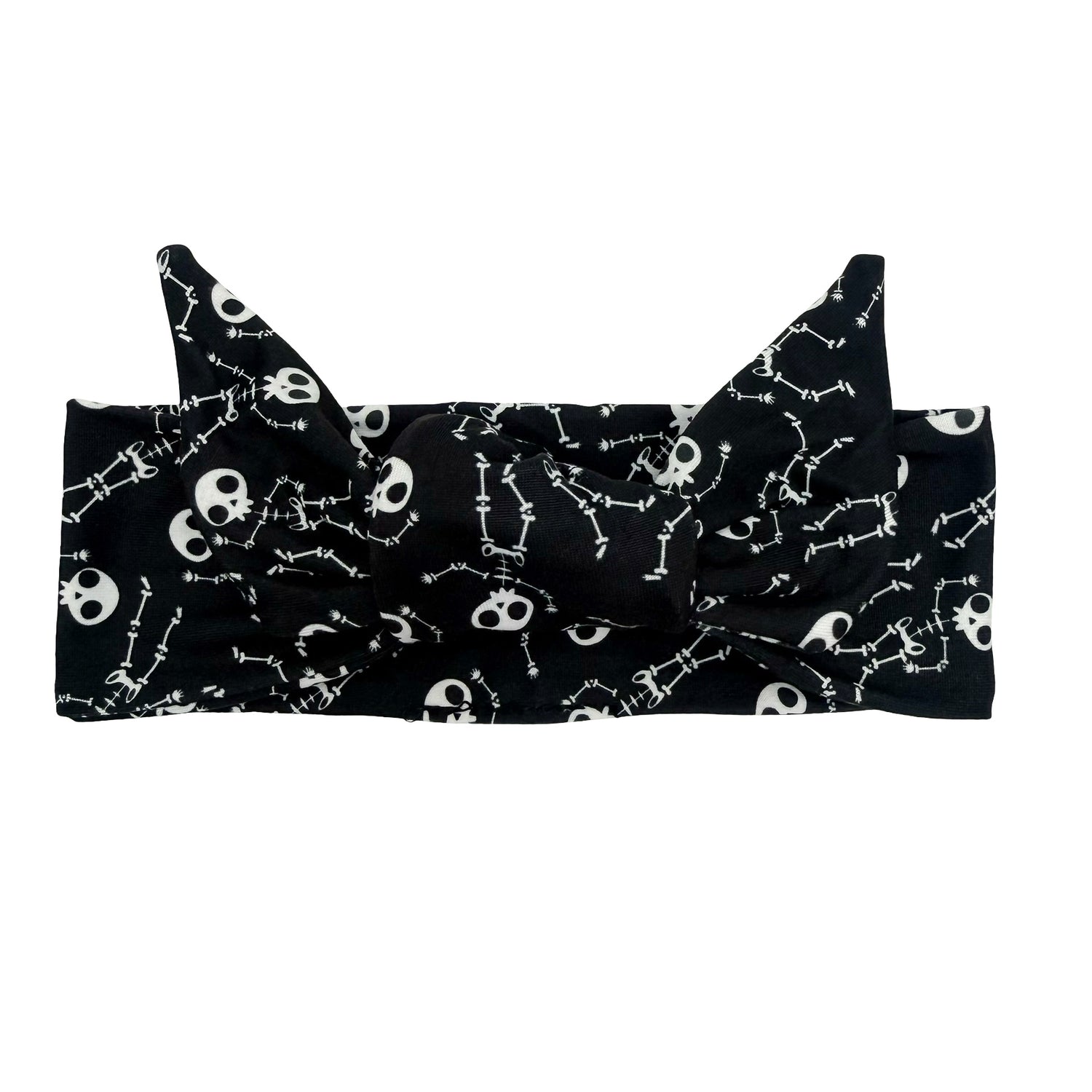 Skeletons Adjustable Tie Headband
