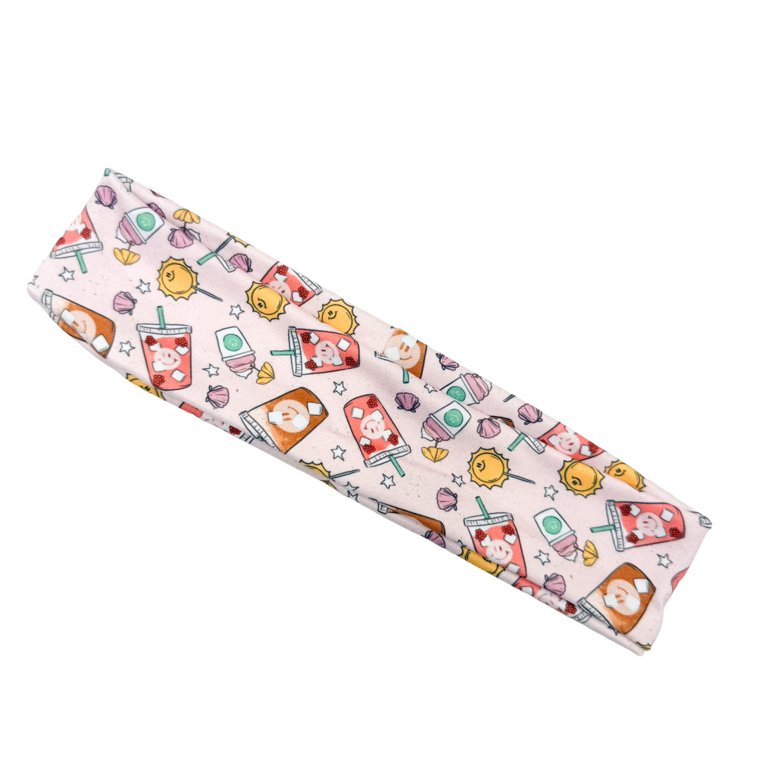 Sunshine &amp; Sips Iced Coffee Athletic Headband