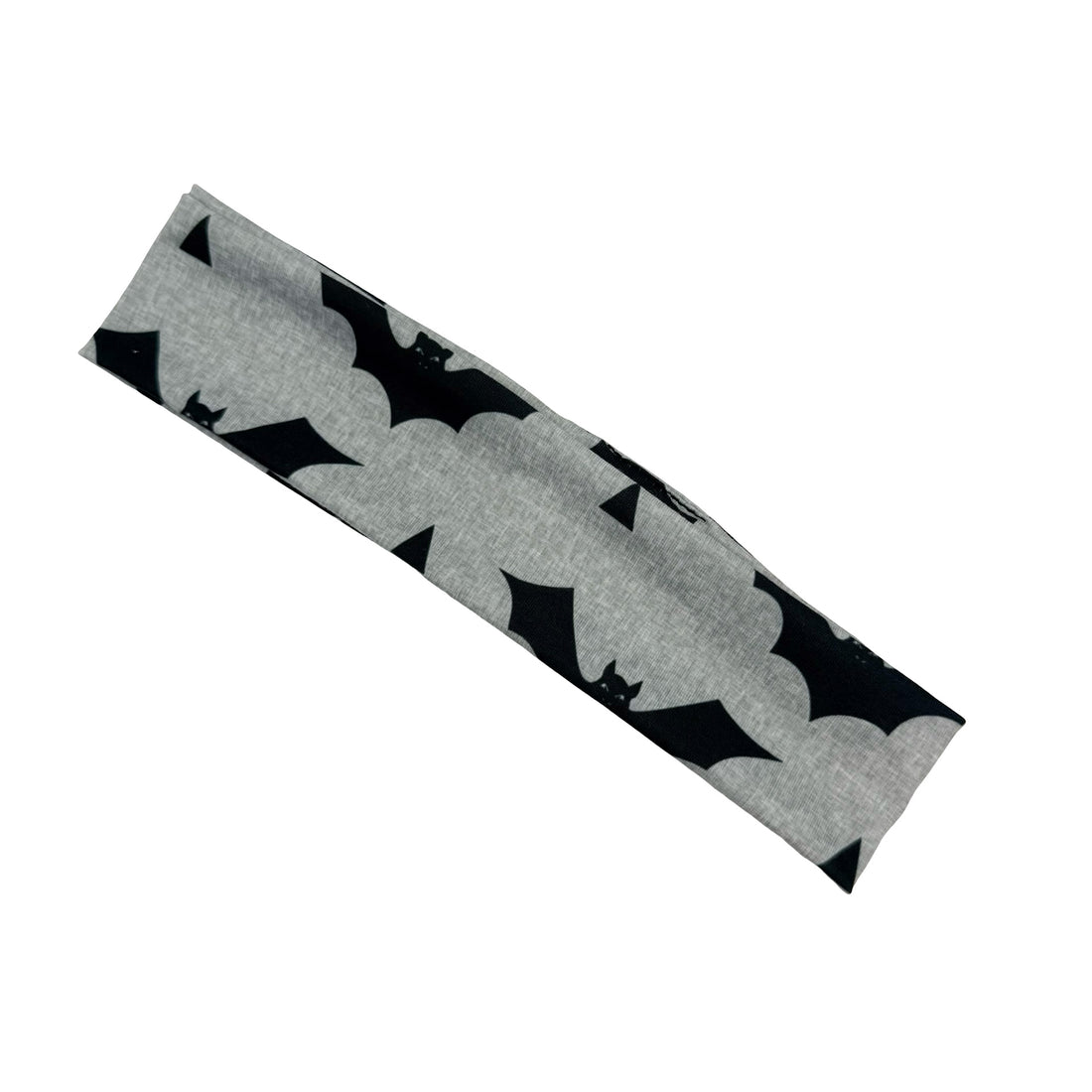 Black Bats - Gray Athletic Headband