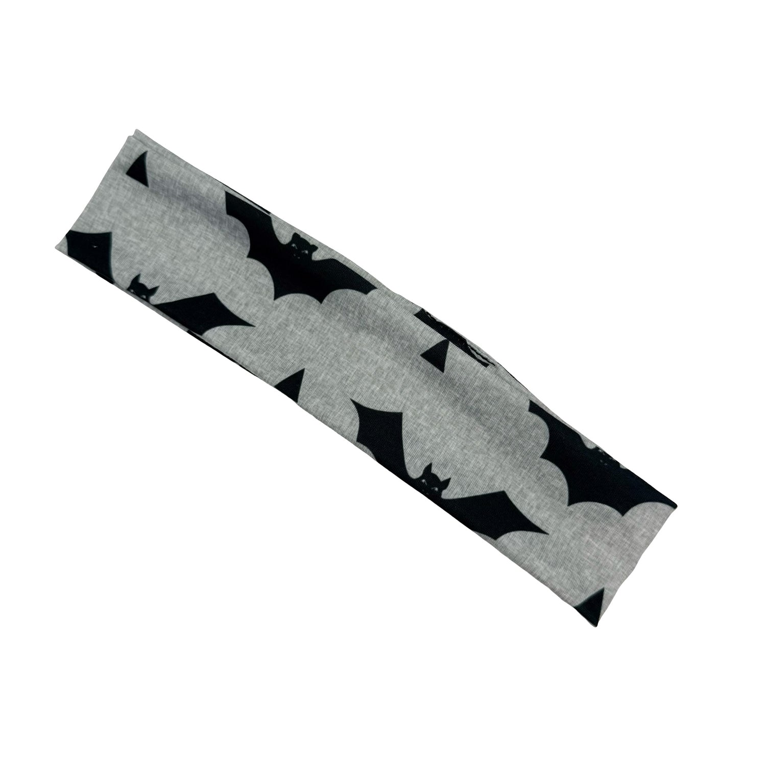 Black Bats - Gray Athletic Headband