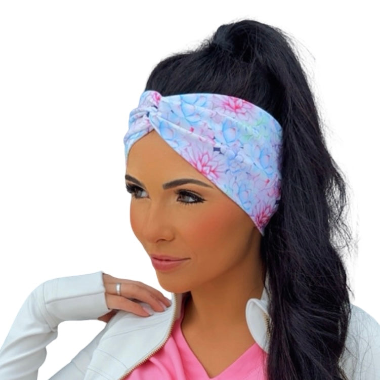 Pastel Succulents Headband