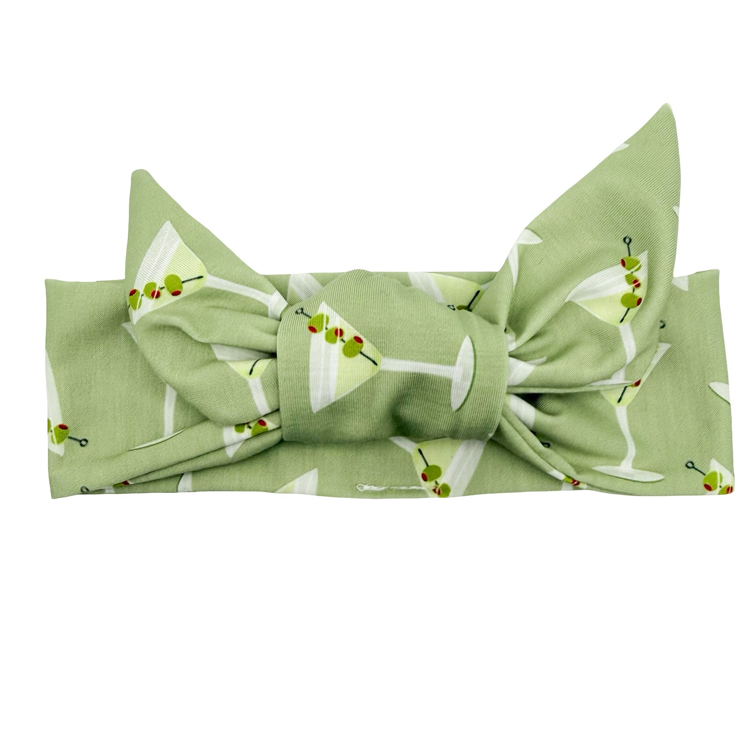 Merry Martini Adjustable Tie Headband