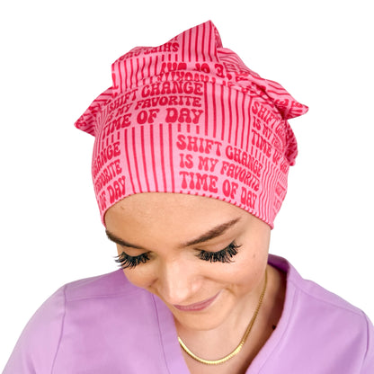 Shift Change Is My Favorite Time Of Day Soft Scrub Cap