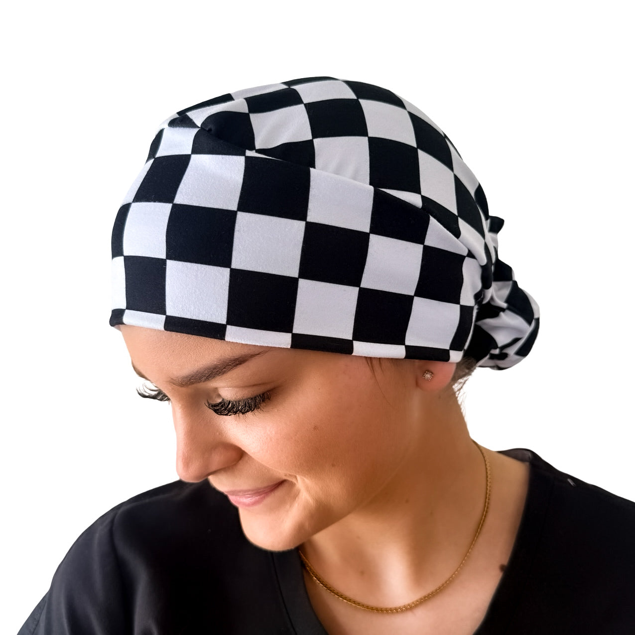 2 Ponytail Soft Scrub Caps VIP Bundle + Matching Scrunchie