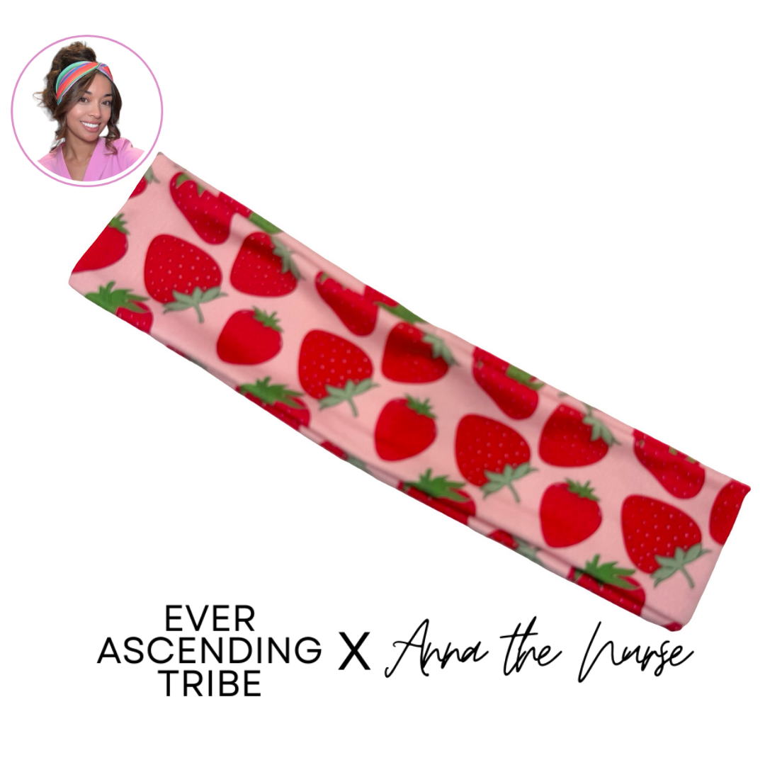 Strawberry Blush - Pink Athletic Headband