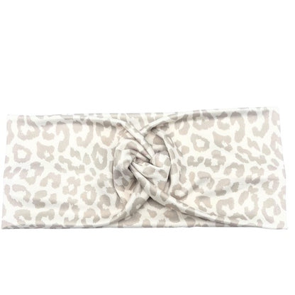 Nude Leopard Headband