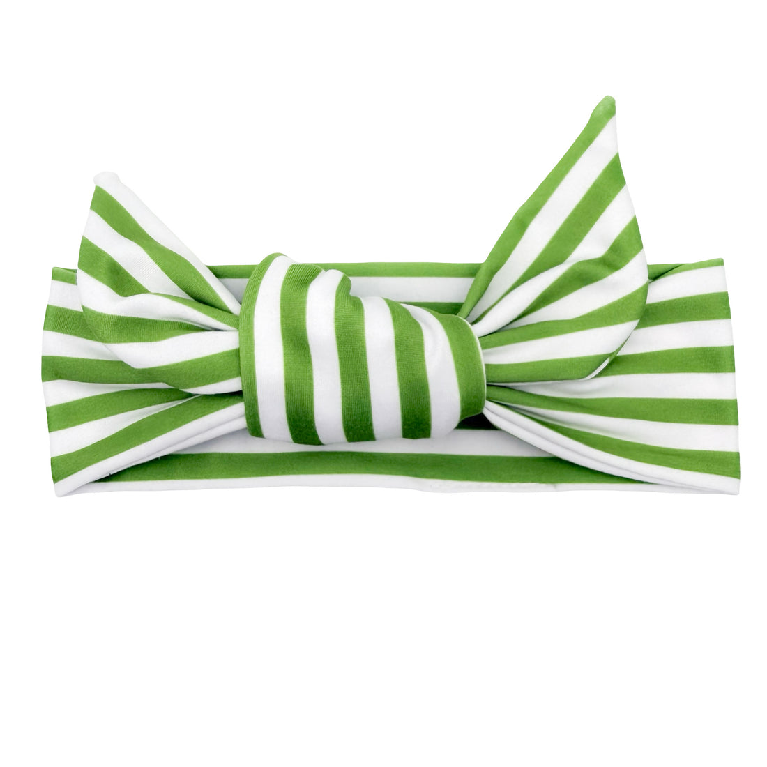 Lime Sorbet Stripes Adjustable Tie Headband