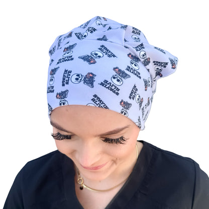 Stayin Alive Soft Scrub Cap