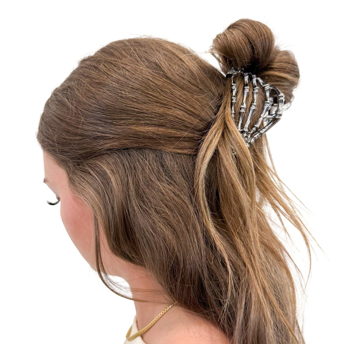 Skeleton Hand Hair Claw