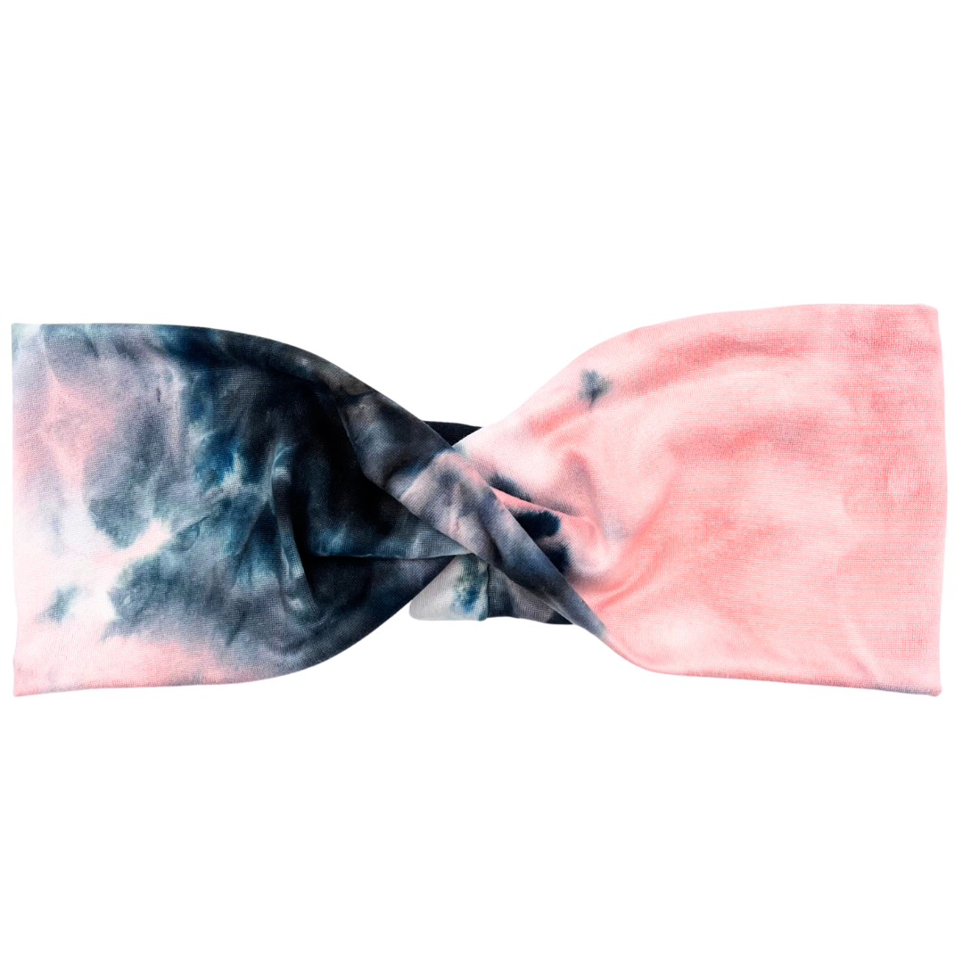 Bubblegum Storm Tie Dye Twisted Headband
