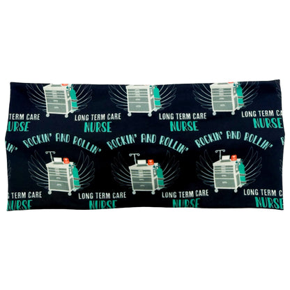 Long Term Nurse Care - Black Headband