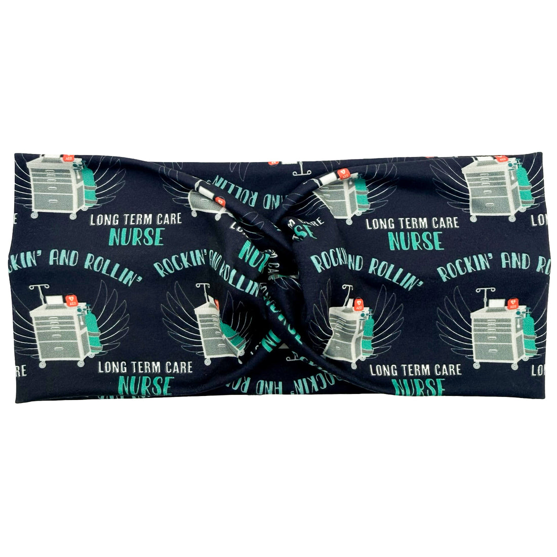 Long Term Nurse Care - Black Headband