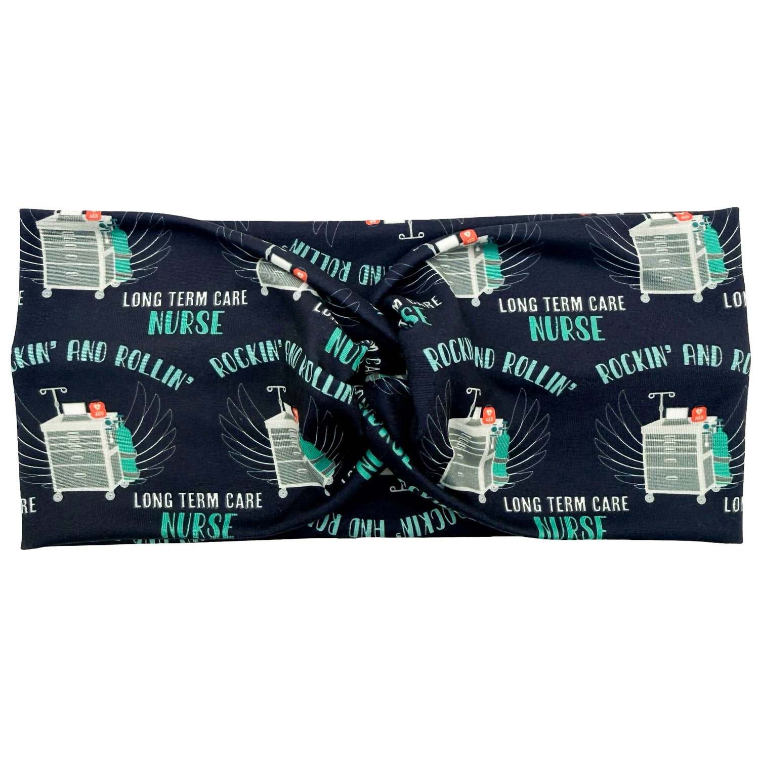 Long Term Nurse Care - Black Headband