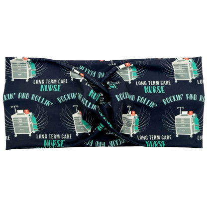 Long Term Nurse Care - Black Headband