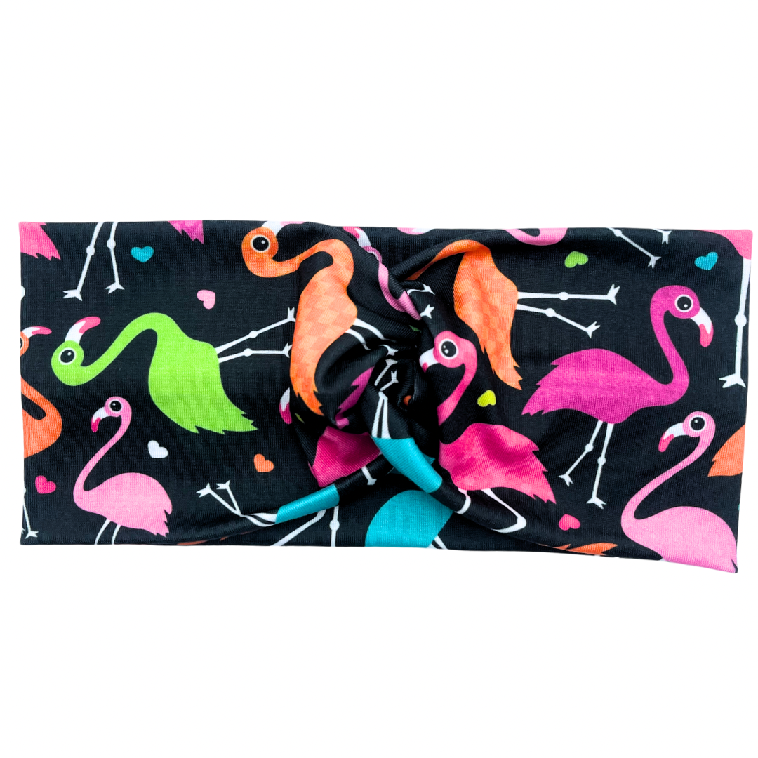Colorful Flamingos Headband