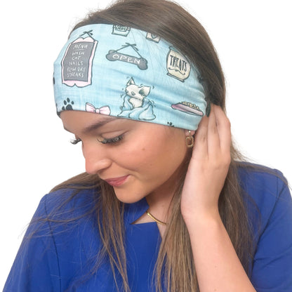 Pet Groomer Blue Headband