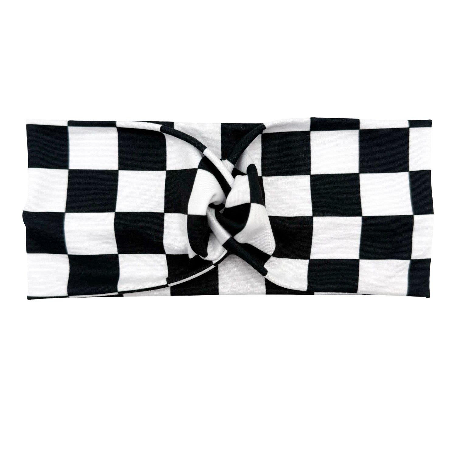 Black Checkered Bliss Headband