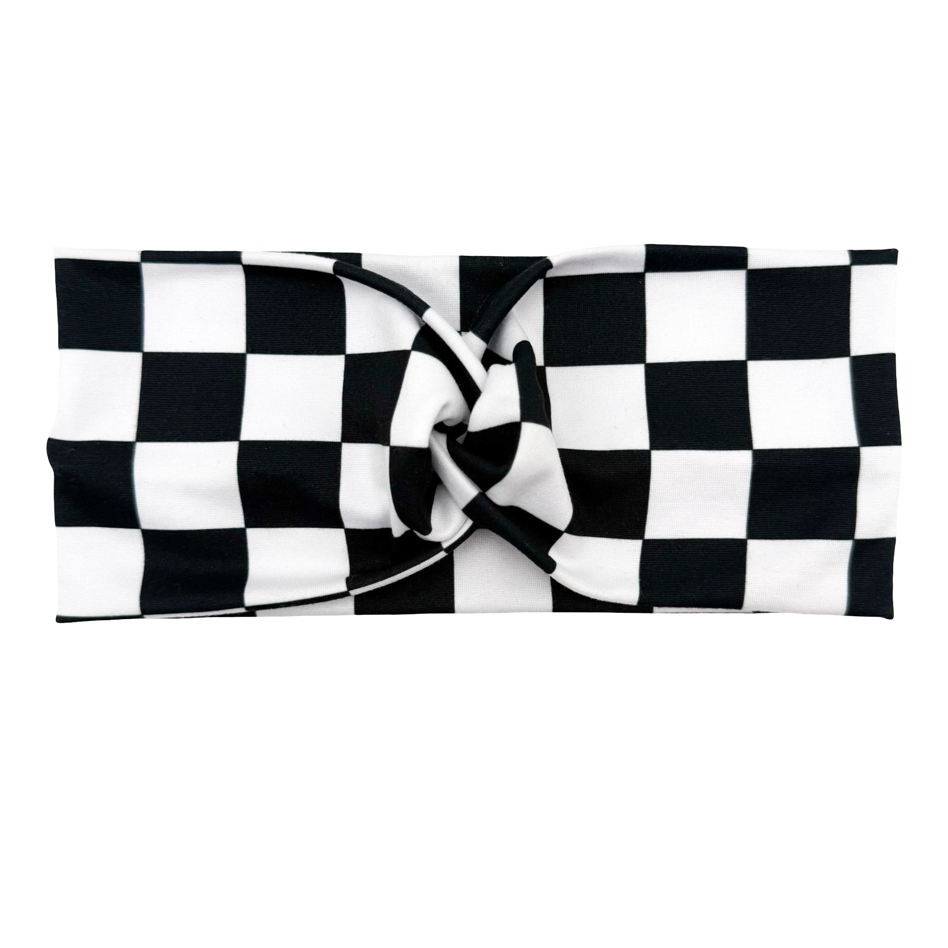 Black Checkered Bliss Headband
