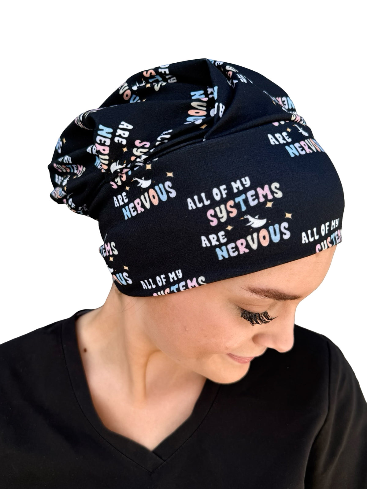All Of My Systems Are Nervous Soft Scrub Cap