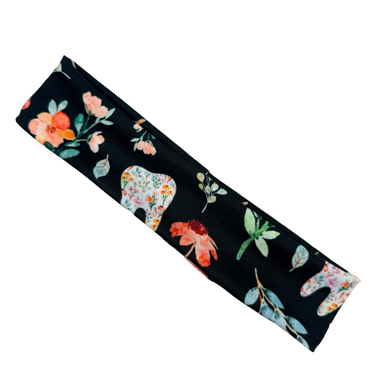 Petal &amp; Pearl Teeth - Black Athletic Headband