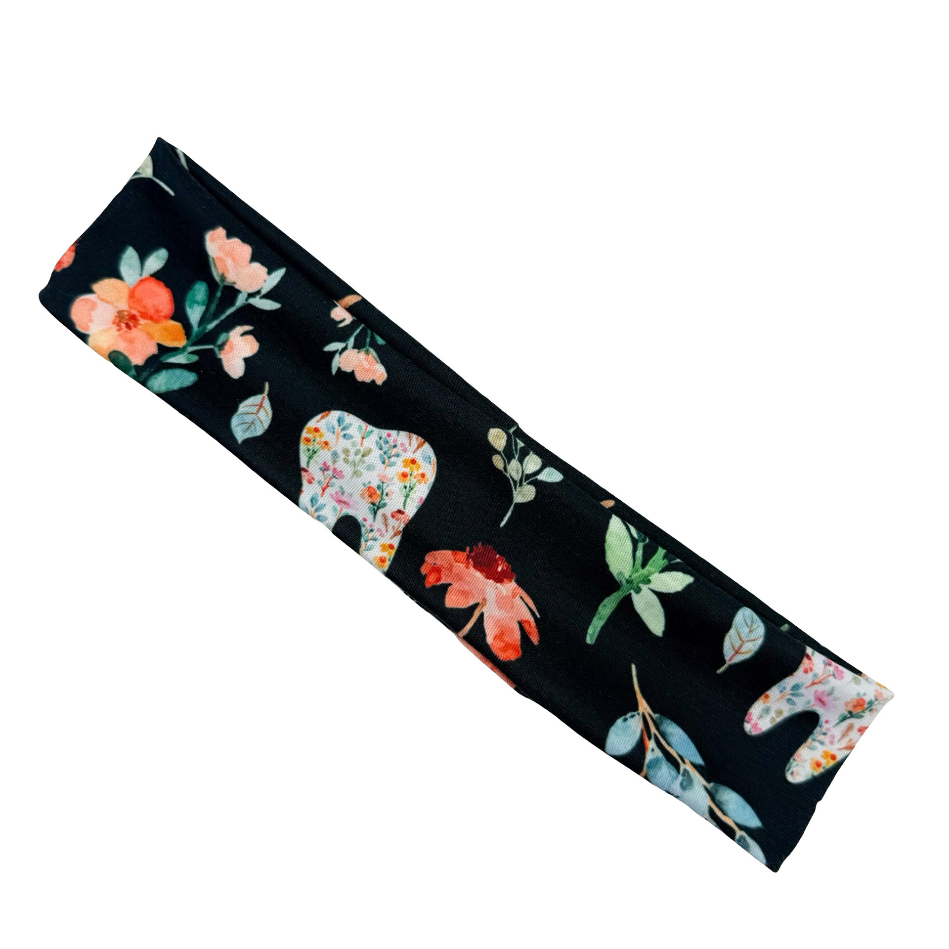 Petal &amp; Pearl Teeth - Black Athletic Headband