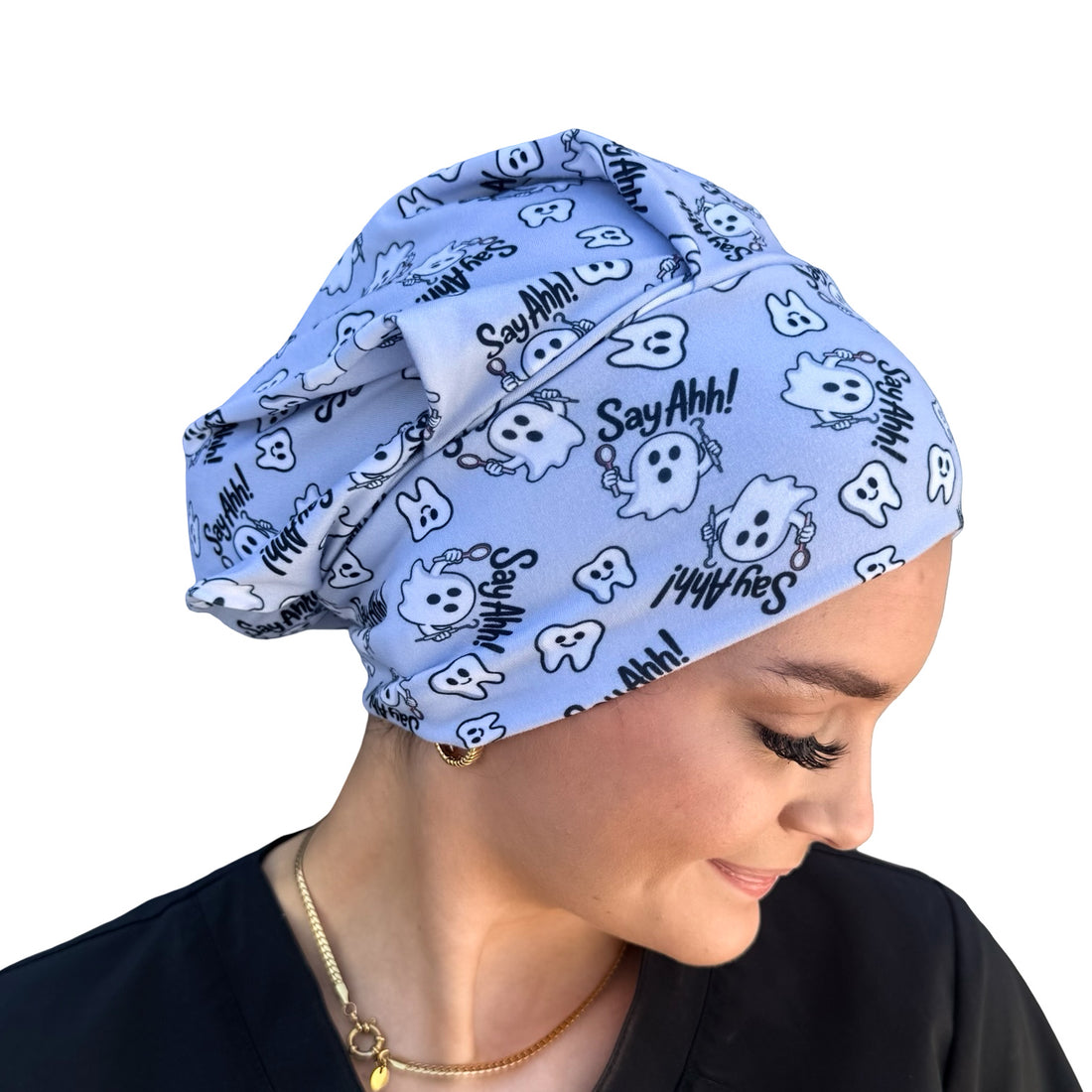Say Ahh! Ghost Dental Soft Scrub Cap