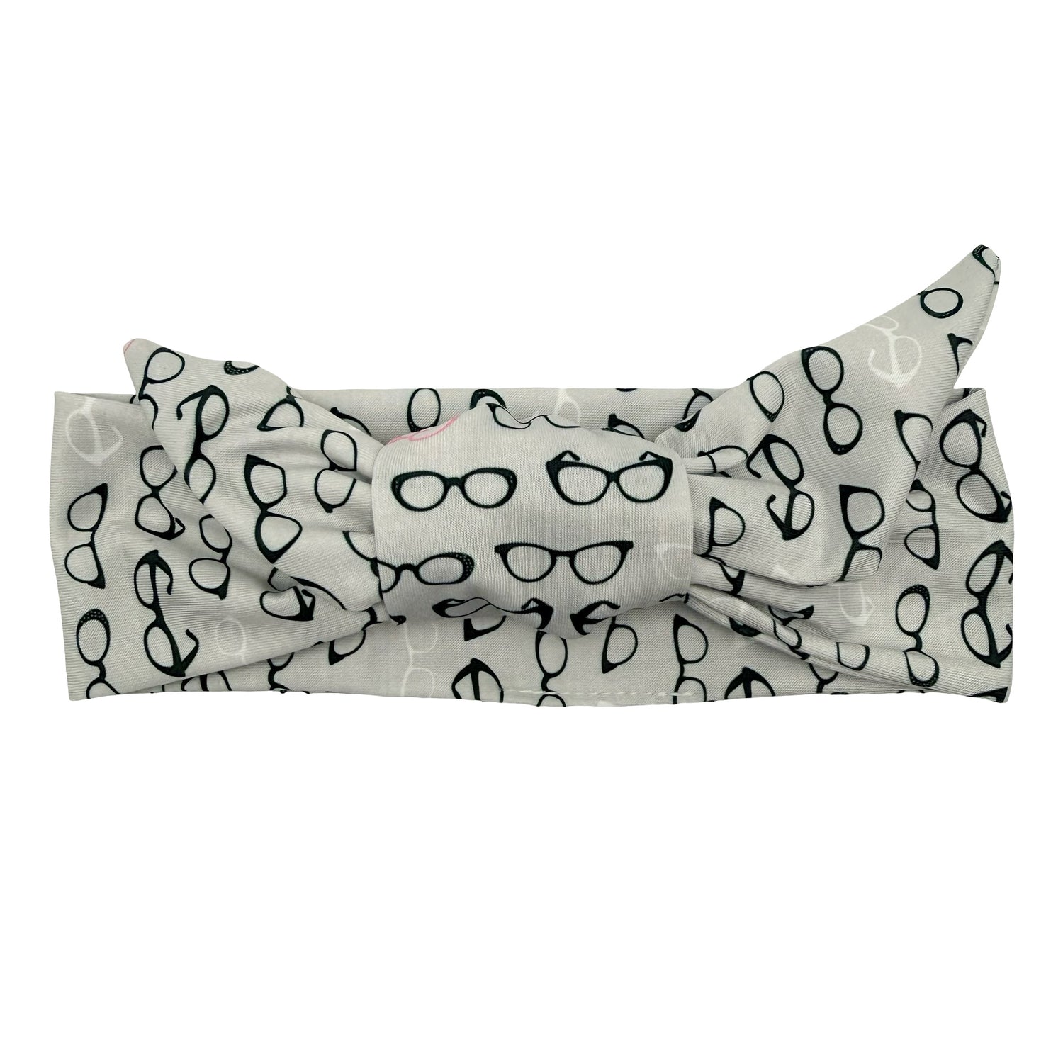 Eyeglasses - Light Gray Adjustable Tie Headband