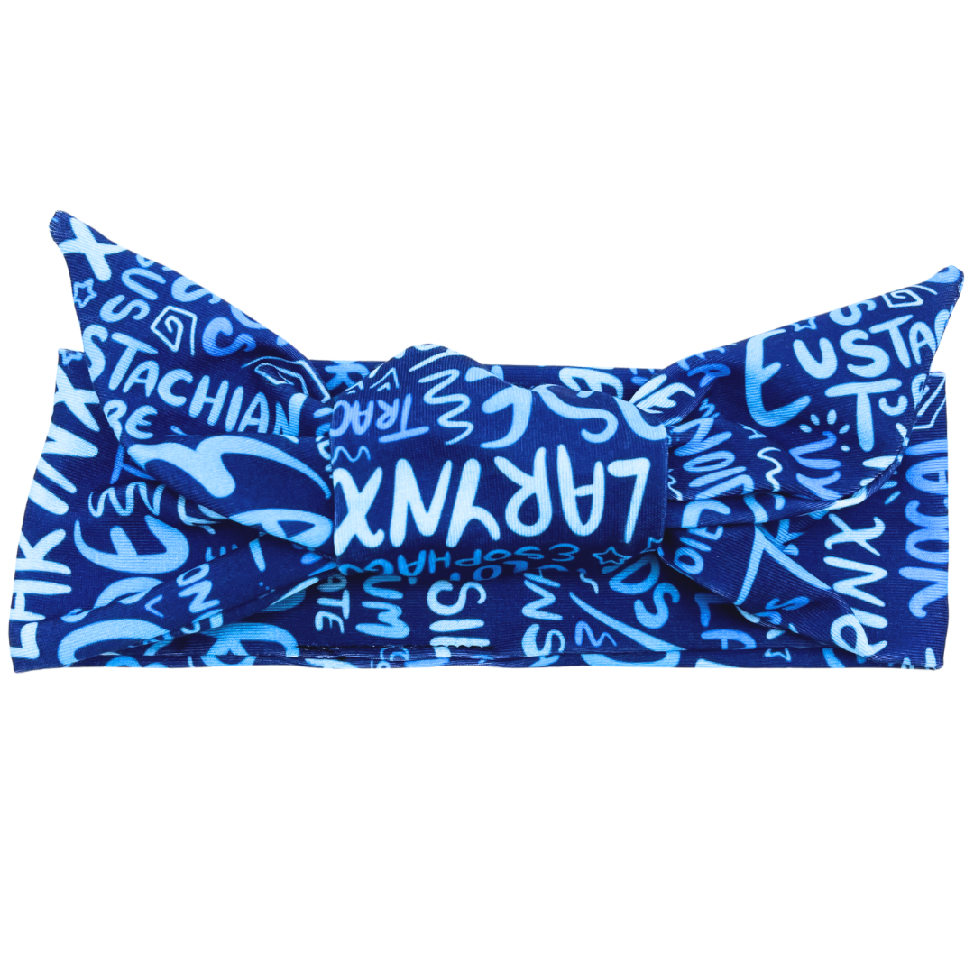 ENT Scribbles Adjustable Tie Headband