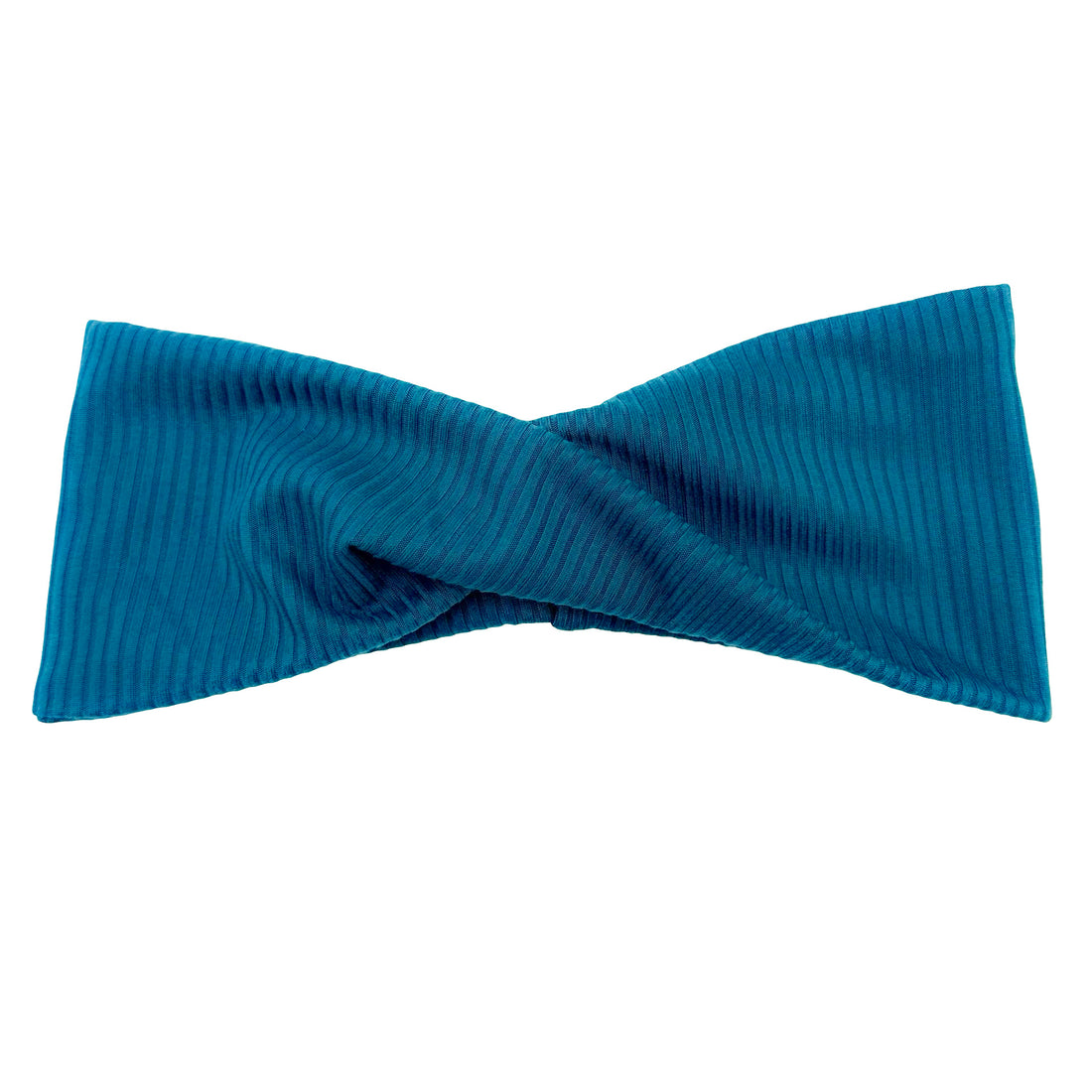 Midnight Green Ribbed Twisted Headband