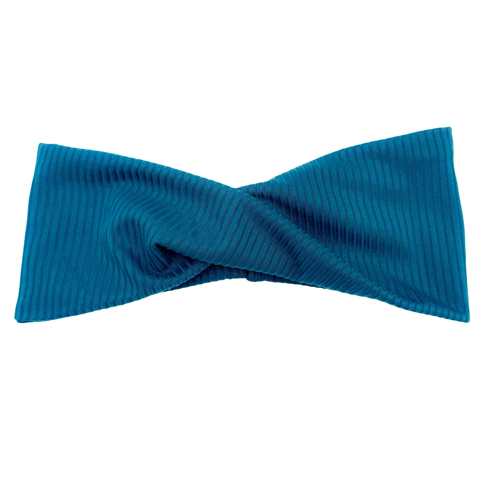 Midnight Green Ribbed Twisted Headband