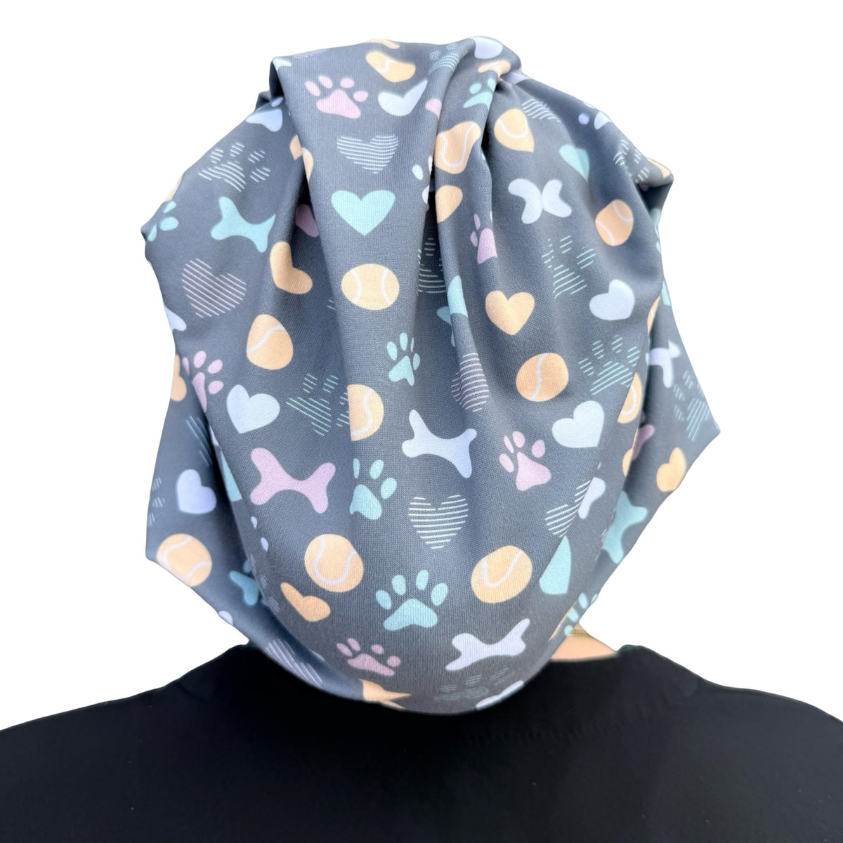 Pet Paws &amp; Toys - Gray Soft Scrub Cap