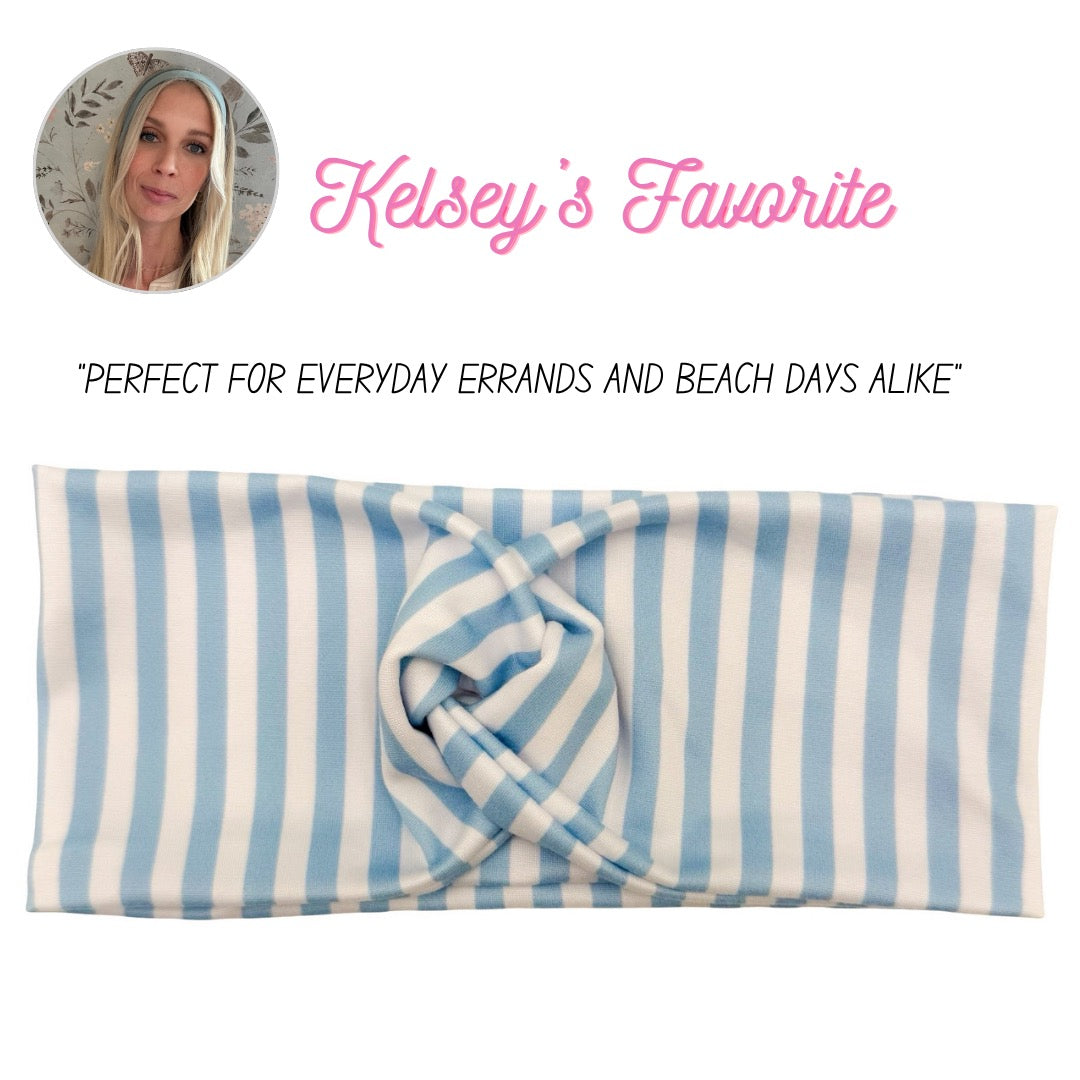 Bluebell Breeze Stripes Headband