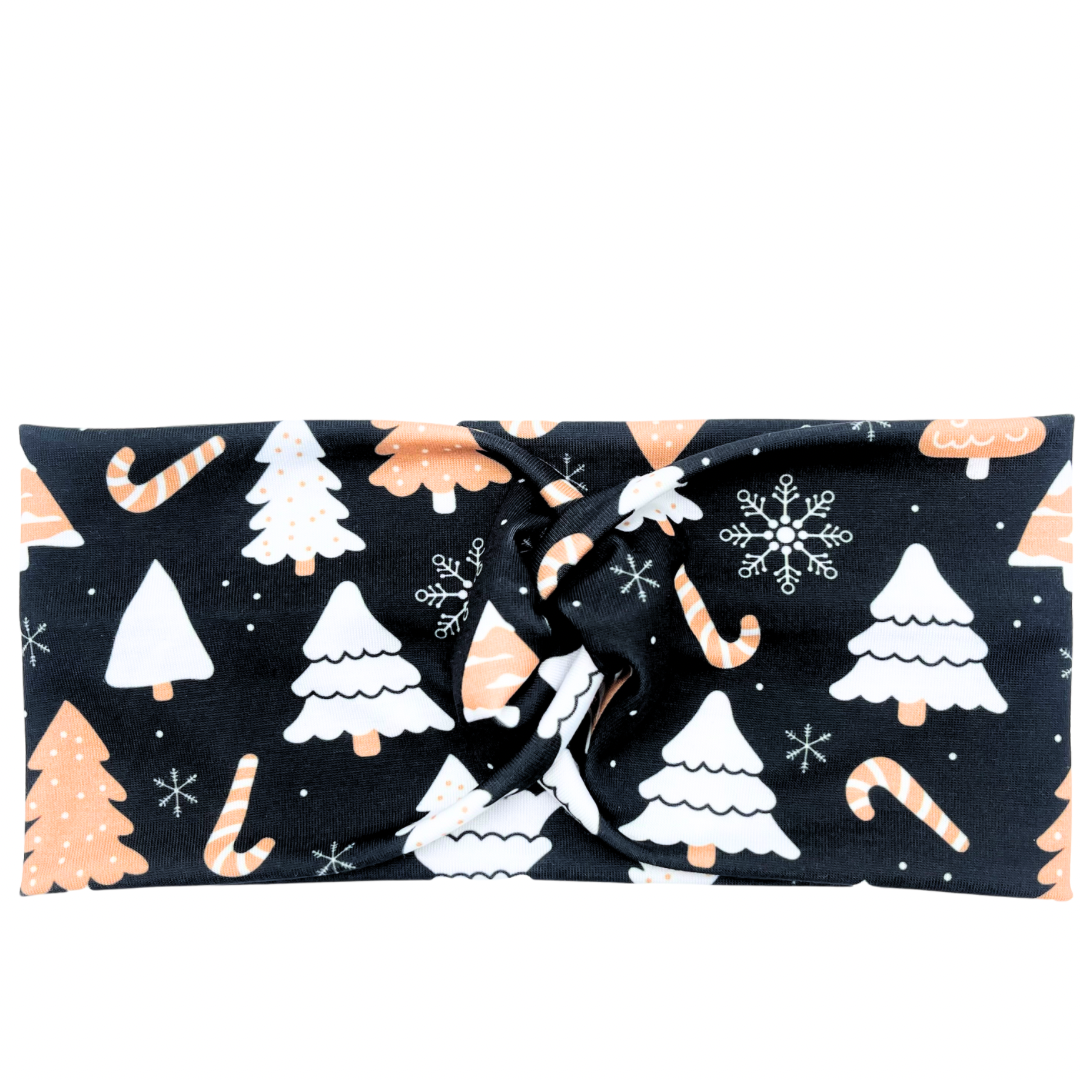 Whimsical Winter - Black Headband