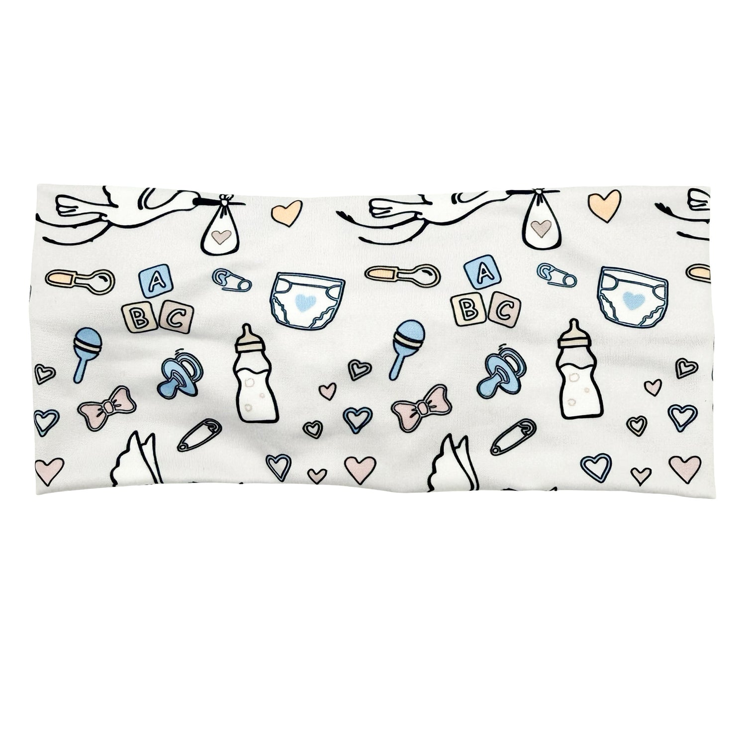 Delivery Stork - Light Gray Headband