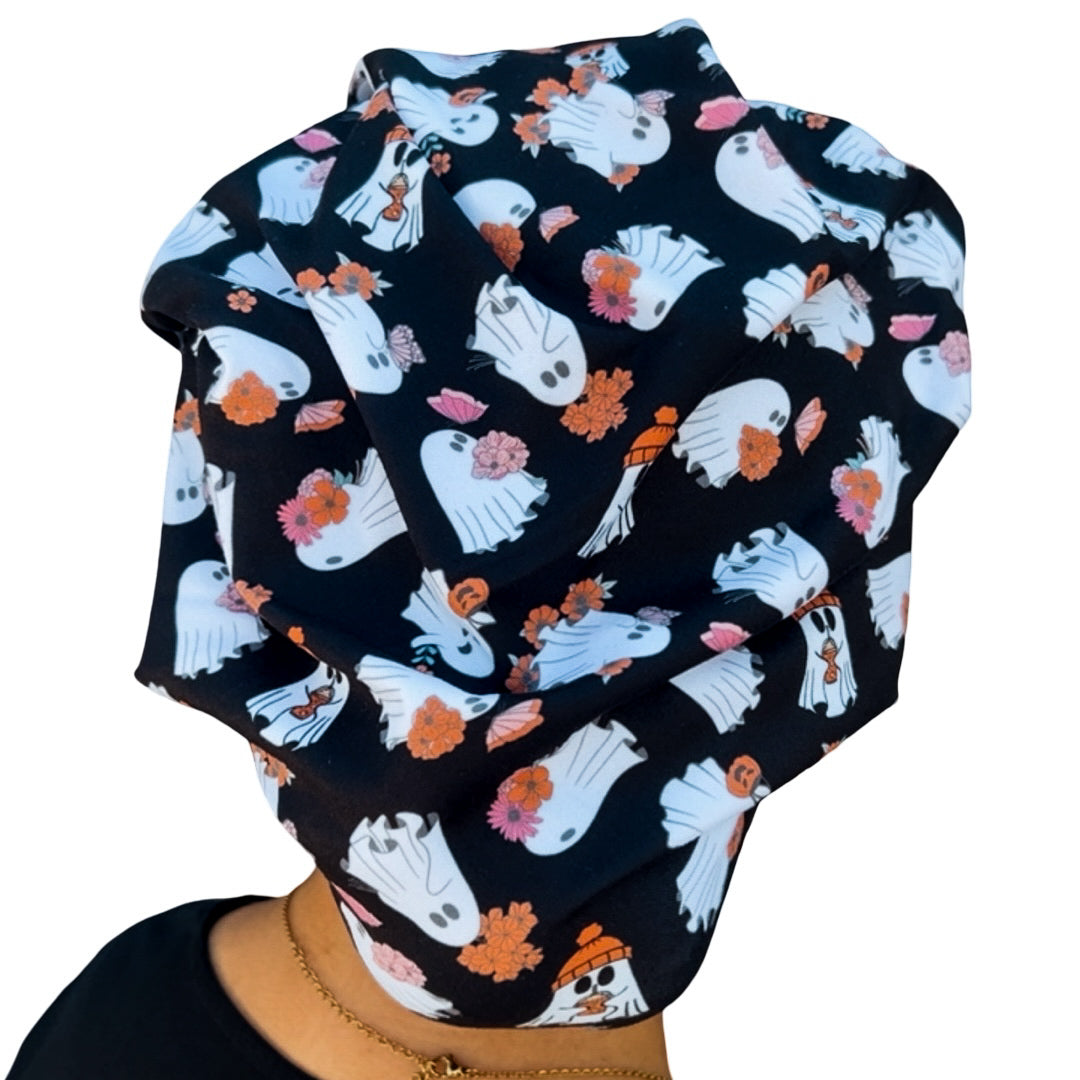Boo-tiful Blooms Soft Scrub Cap
