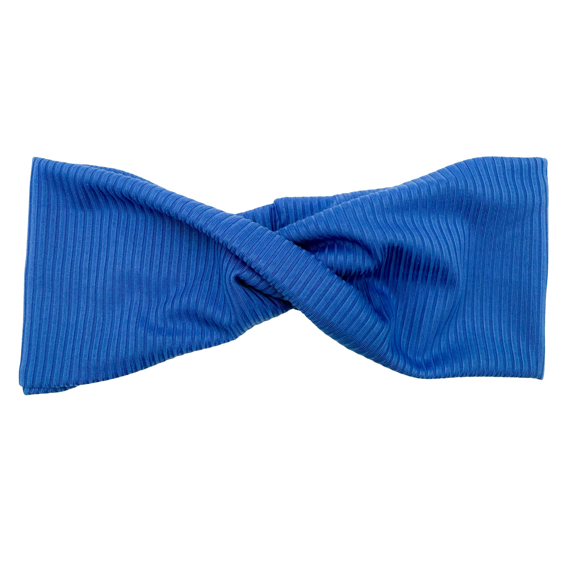 Royal Blue Ribbed Twisted Headband