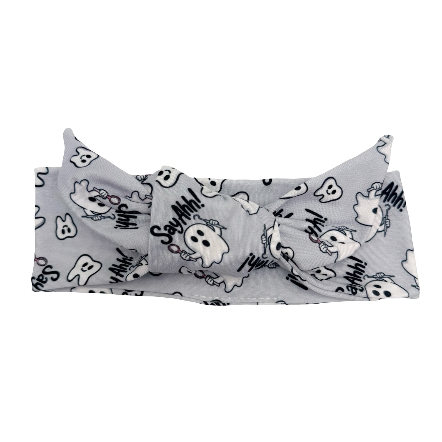 Say Ahh! Ghost Dental Adjustable Tie Headband