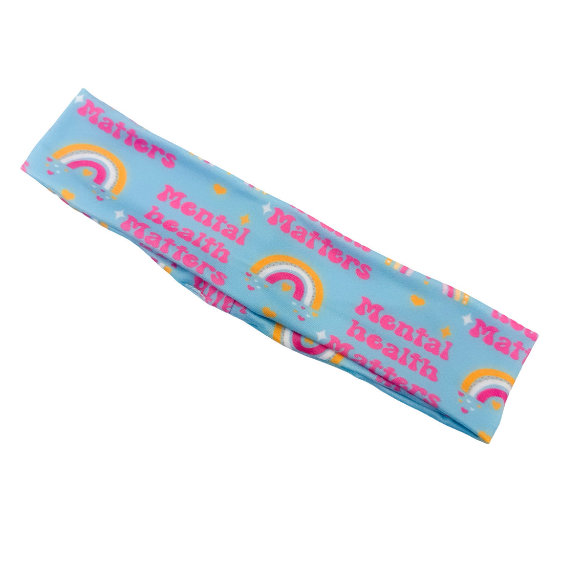 Mental Health Matters - Blue Athletic Headband