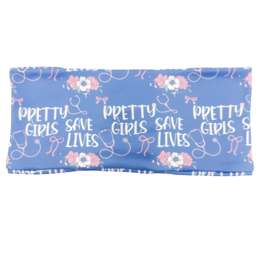 Pretty Girls Save Lives - Blue Headband
