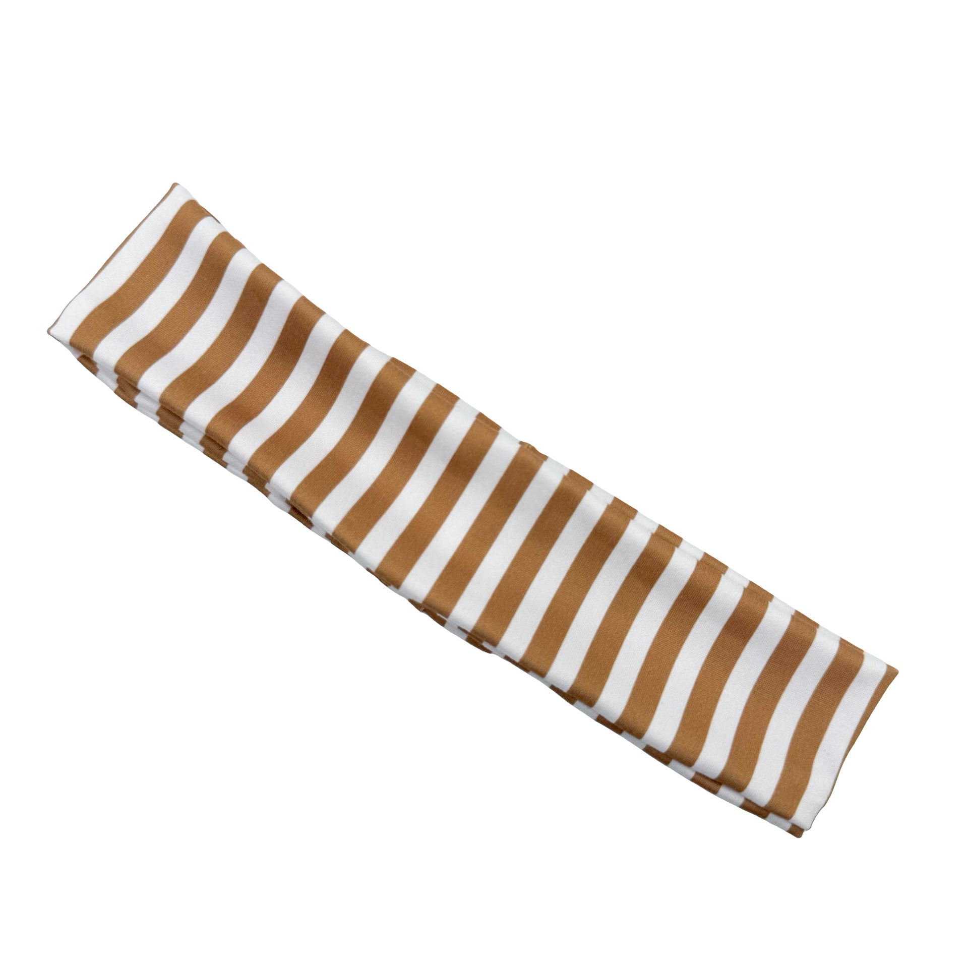 Caramel Drizzle Stripes Athletic Headband