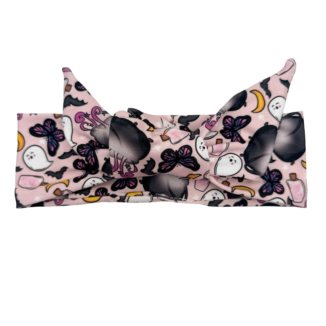 Witches Brew Essentials - Pink Adjustable Tie Headband