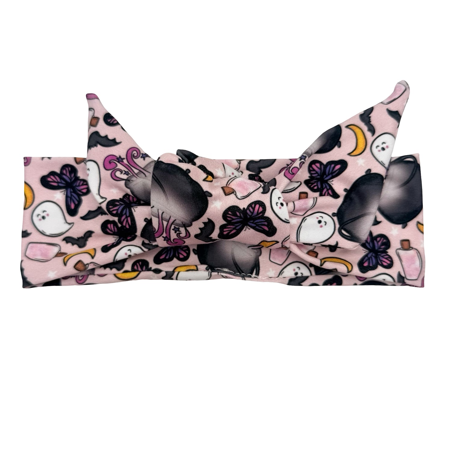 Witches Brew Essentials - Pink Adjustable Tie Headband