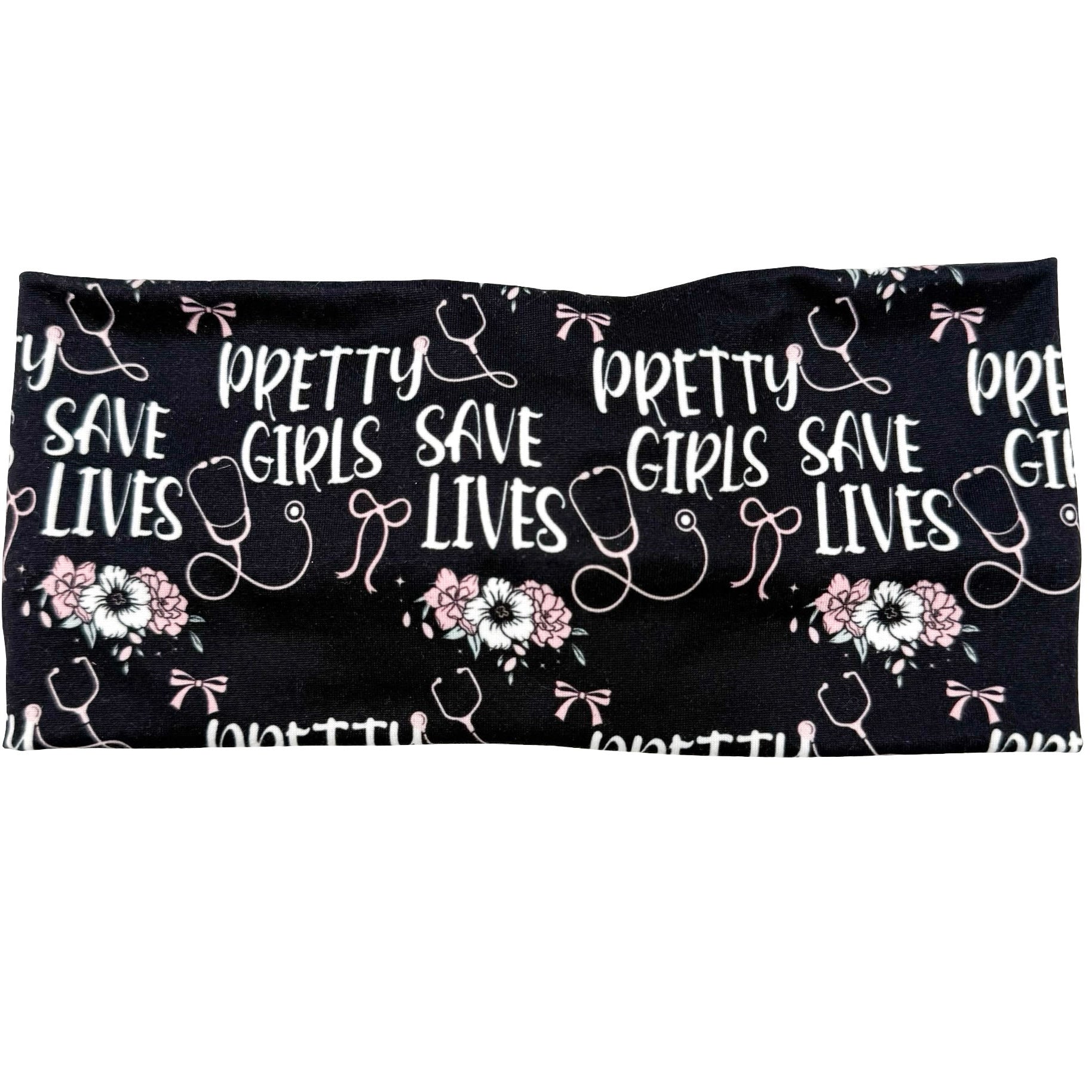 Pretty Girls Save Lives - Black Headband