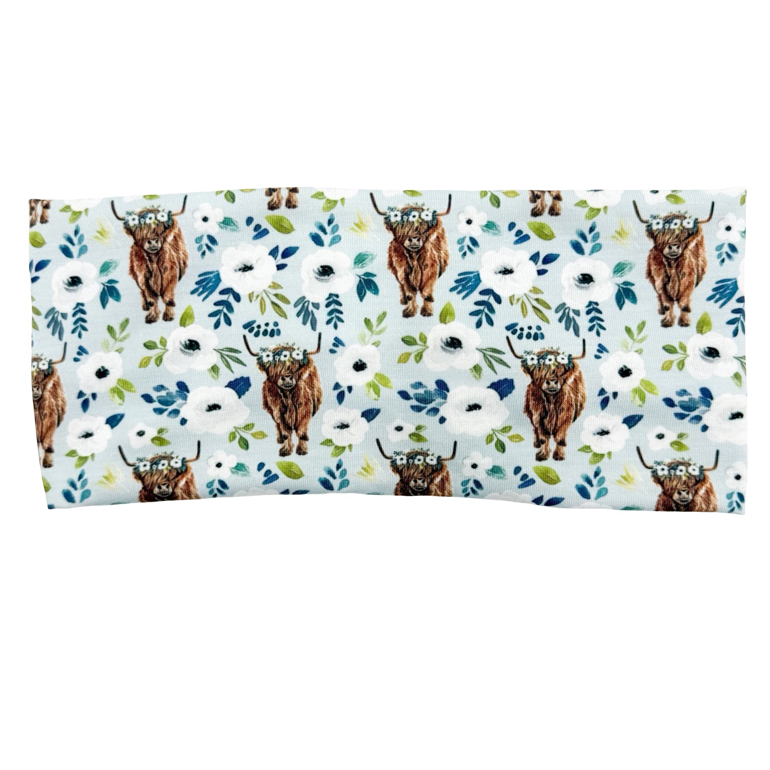 Highland Blooms - Blue Headband