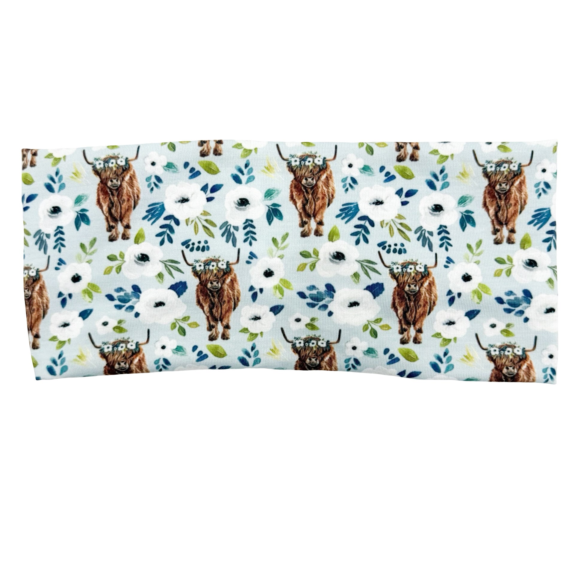 Highland Blooms - Blue Headband