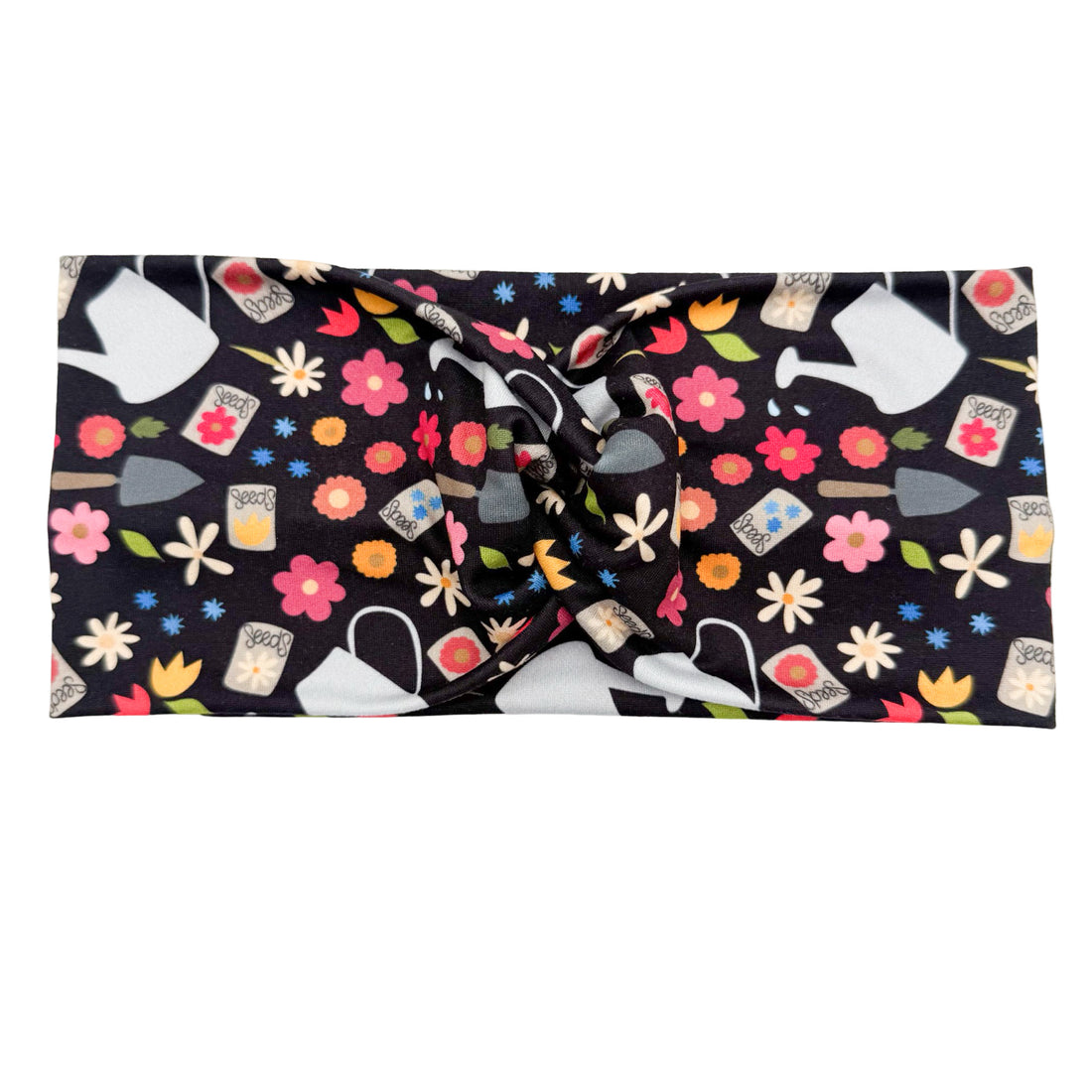 Floral Gardening Essentials - Black Headband