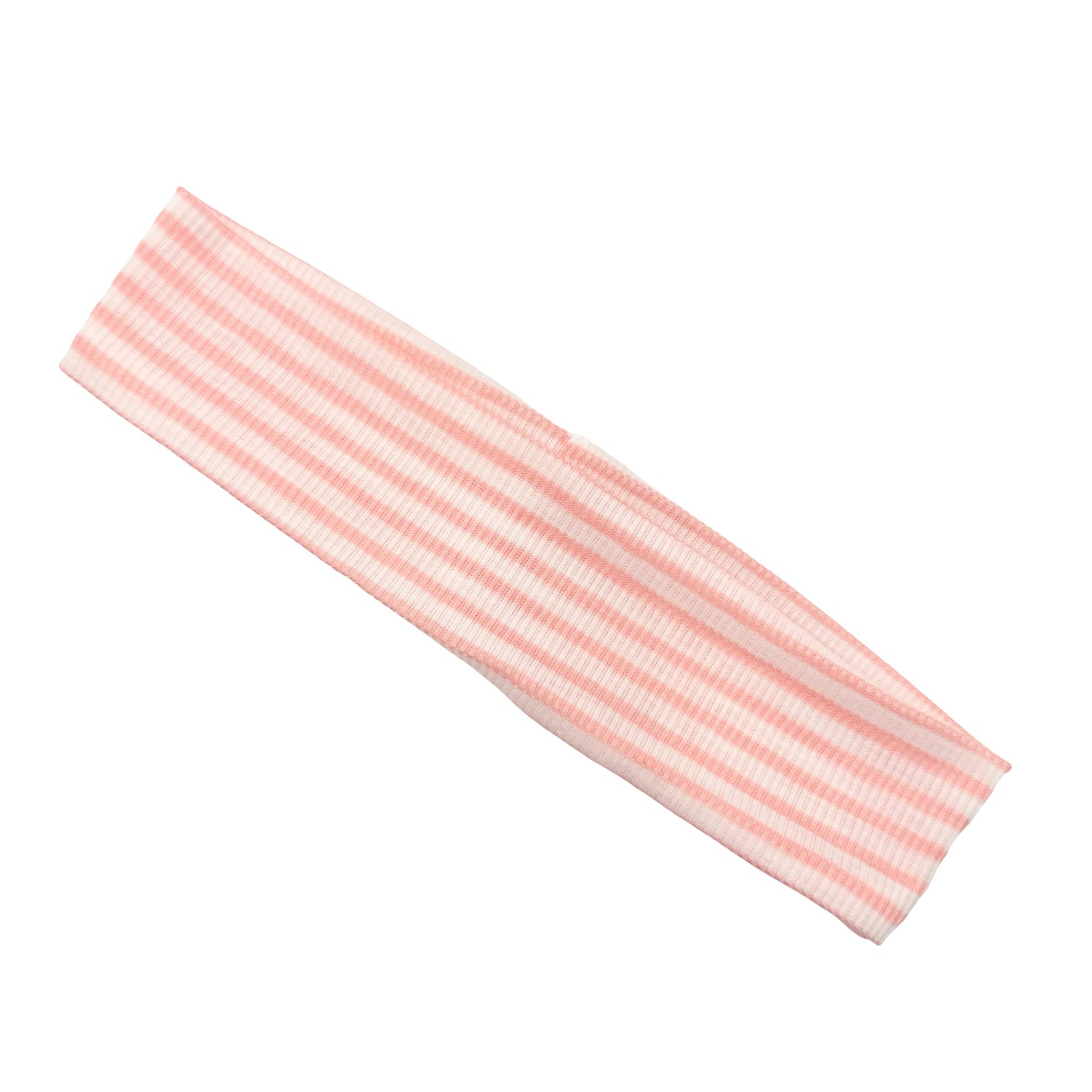 Soft Blush Ribbed Athletic Headband