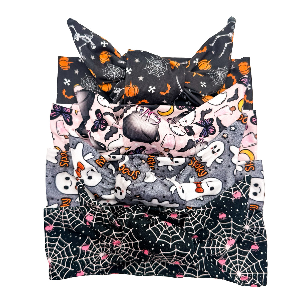 HALLOWEEN GRAB BAG SALE - 3 TIE HEADBANDS