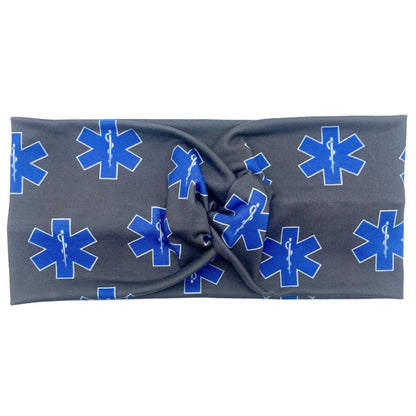 EMS - Star of Life - Dark Gray Headband