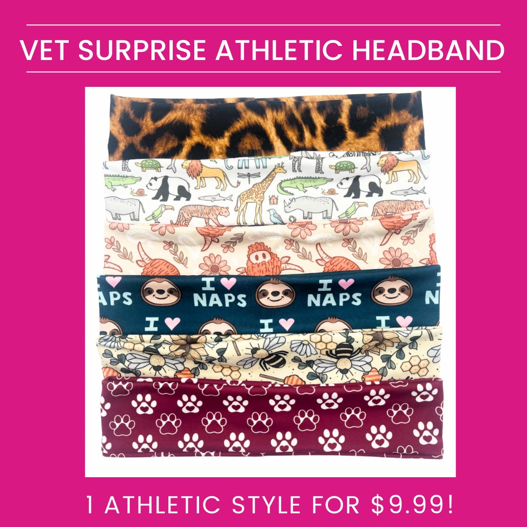 Veterinary Surprise Athletic Headband